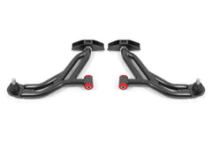 BMR Suspension 05-14 Ford Mustang Lower A-Arms - Black Hammertone - Non-Adjustable