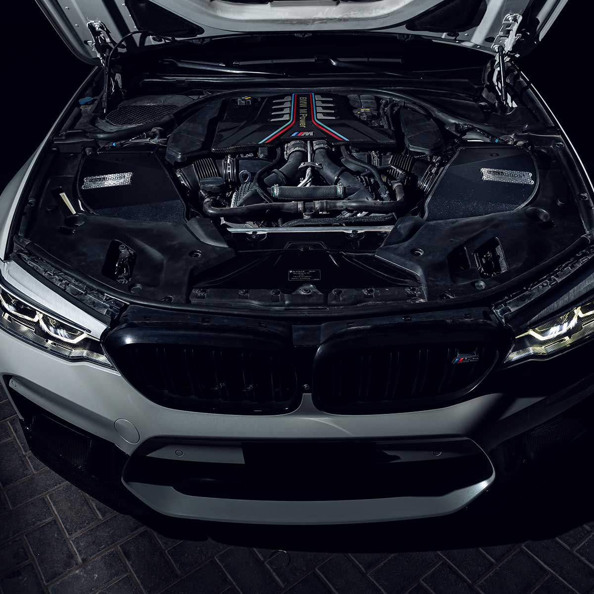Black Boost BMW M5 (F90) S63 4.4L V8 Twin-Turbo Cold Air Intake System