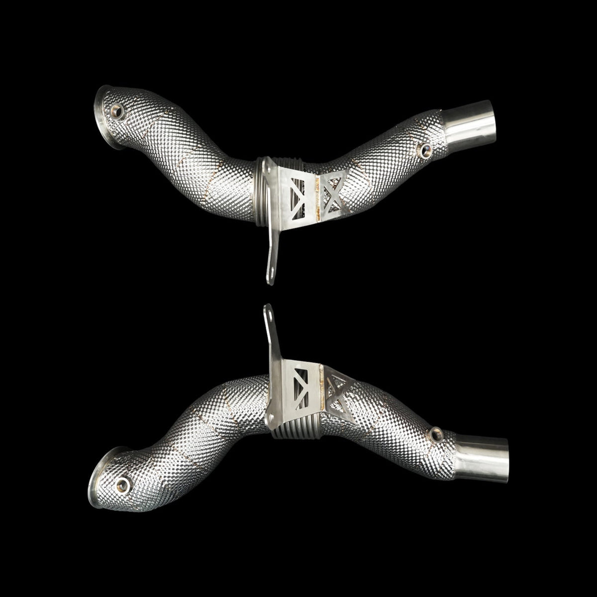 Ferrari 488 Pista (Type F142M) F154 CB 3.9L V8 Twin-Turbo Catless Downpipes