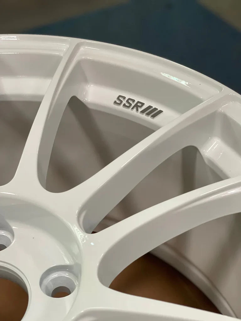 SSR GTX04 18x9.5 5x114.3 40mm Offset White Wheel *SPECIAL ORDER-NO CANCELLATION/RETURN*