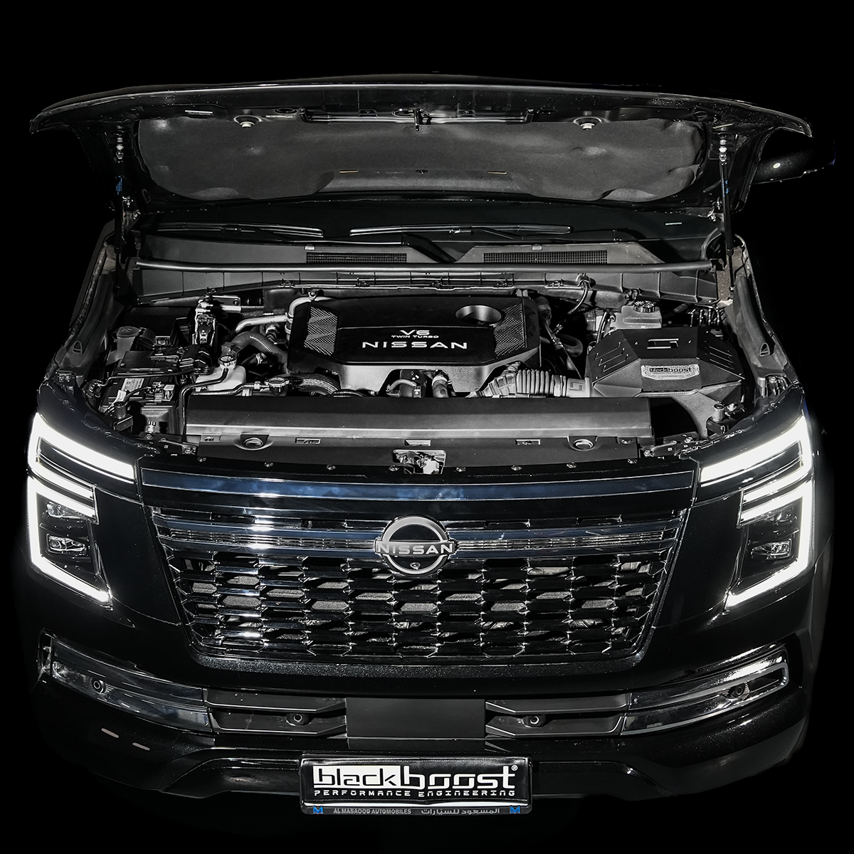 Nissan Patrol Y63 3.5L V6 TT Cold Air Intake System