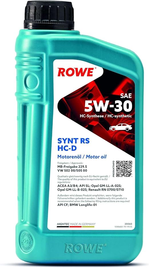 ROWE Hightec SYNT RS HC-D SAE 5W-30 Engine Oil - 1L