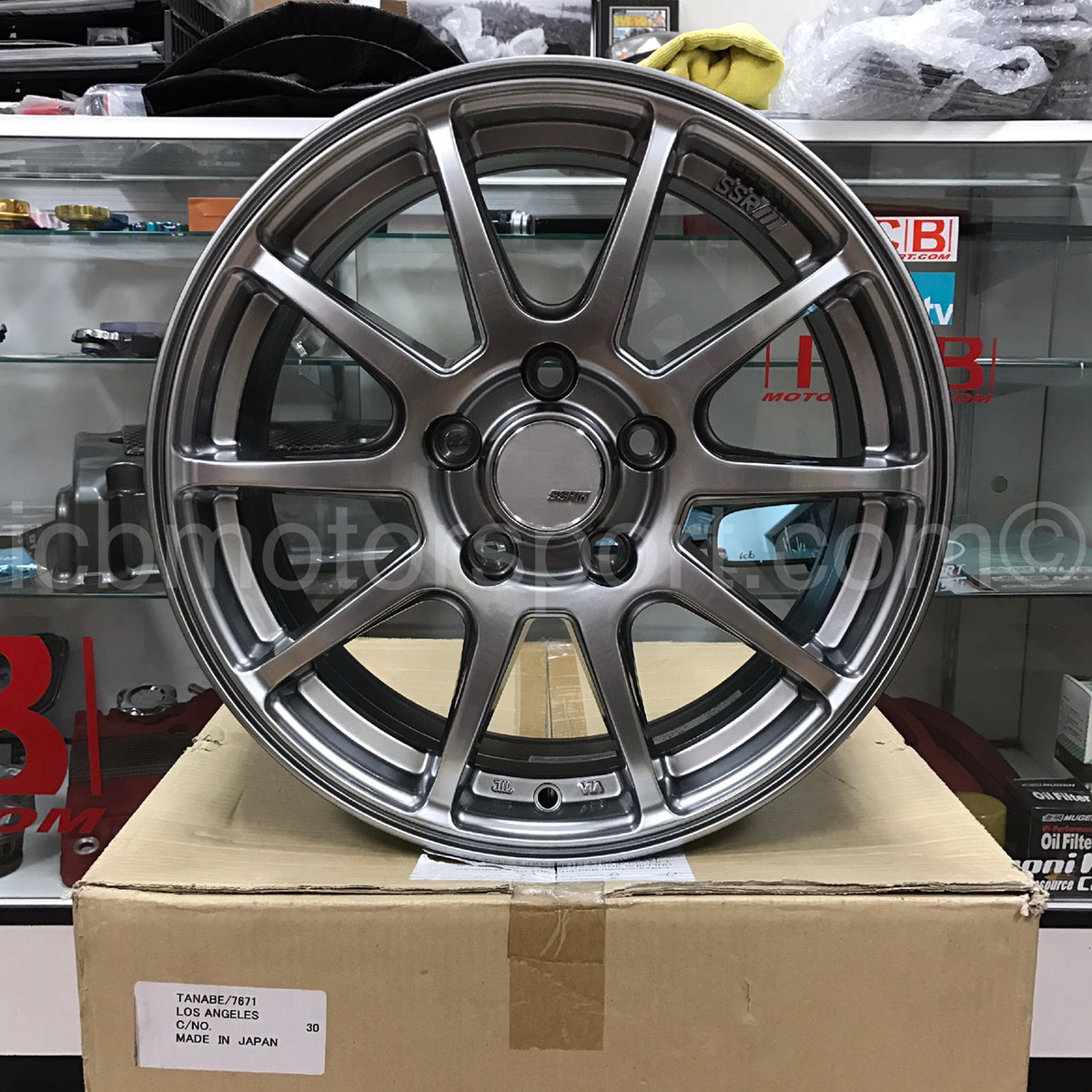 SSR GTV05 5x100 18x8.0 Offset 38 Graphite Gunmetal