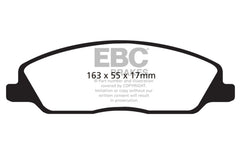 EBC 10-14 Ford Mustang 3.7 Redstuff Front Brake Pads