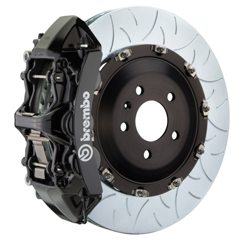 بريمبو 03-07 كايين/S/توربو Fr GT BBK 6Pis Cast 405x34 2pc Rotor Sloted Type3-Black