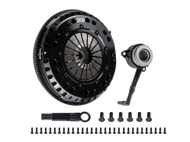 مجموعة قابض DKM 99-03 Audi A3 S3 Quattro MS العضوية ذات القرص المزدوج مع دولاب الموازنة (عزم دوران 660 قدمًا/رطلًا)