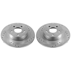 Power Stop 12-16 Mercedes-Benz C250 Rear Evolution Drilled & Slotted Rotors - Pair