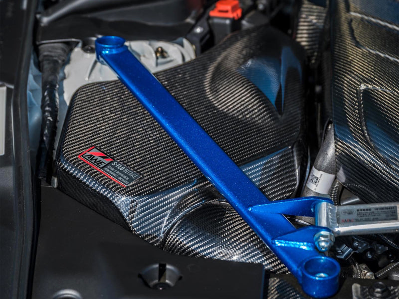 غطاء مدخل الهواء الكربوني لسيارة تويوتا GR Supra S-FLO موديل 2020+ من AWE Tuning