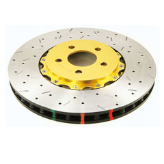 DBA 03-07 350Z / 03-04 G35 مع دوار أمامي مثقوب ومشقوق من سلسلة 5000 من Brembo مكون من قطعتين مجمع مع