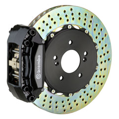 بريمبو 02-04 Focus SVT/05-06 Focus Front GT BBK 4 Piston Cast 2pc 328x28 2pc Rotor Drilled-Black