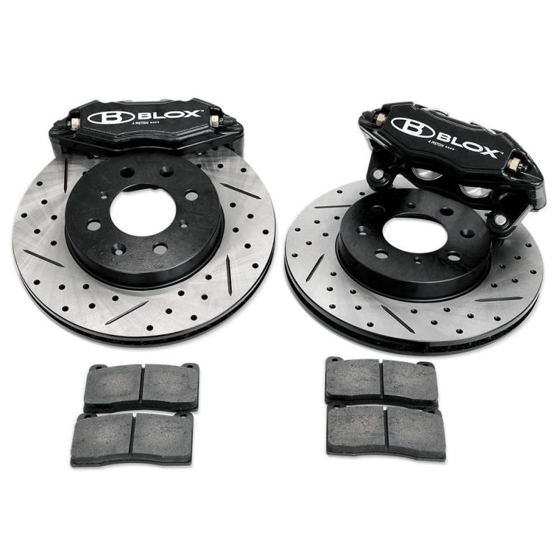 طقم ترقية الفرامل الأمامية من سلسلة Tuner Series لسيارة Honda Civic موديل 1992-1995 من BLOX Racing