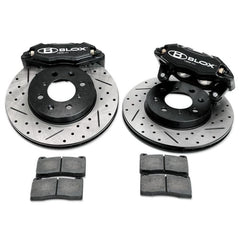 طقم ترقية الفرامل الأمامية من سلسلة Tuner Series لسيارة Honda Civic موديل 1992-1995 من BLOX Racing