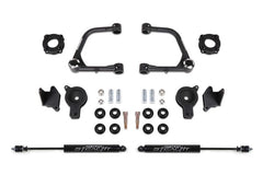 Fabtech 2022 Tundra 4WD 3in UCA Kit w/Uniballs & Fr Shk Spcrs & Rr Air Bag Spcrs & Rr Stealth Shock
