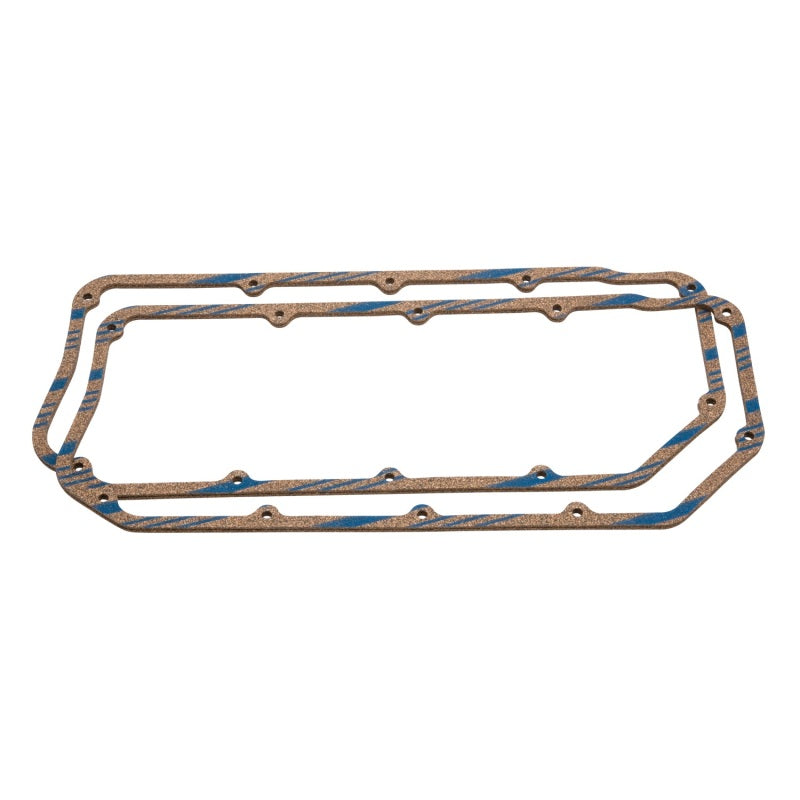 أغطية صمامات Edelbrock Gaskets Chrysler 426-572 Hemi Gen II Blue Stripe Cork/Rube Set