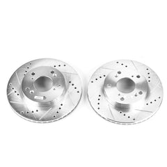 Power Stop 13-14 Acura ILX Front Evolution Drilled & Slotted Rotors - Pair