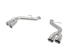 عادم aFe POWER MACH Force-Xp 3in Axle-Back Exhaust Exhaust لسيارة Chevy Camaro SS V8 6.2L موديلات 16-20 بدون كاتمات صوت - مصقول