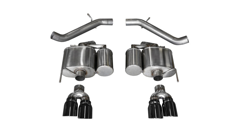 عادم خلفي أسود رياضي مقاس 4 بوصات لسيارة كاديلاك ATS-V 3.6T مقاس 4 بوصات لسيارة كورسا 16-18