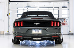 نظام عادم AWE Tuning S550 Mustang EcoBoost Axle-back - إصدار Touring (أطراف من الكروم الفضي)