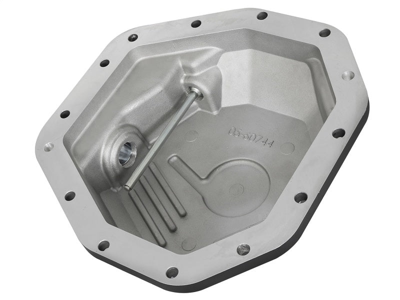 غطاء تفاضلي خلفي من سلسلة aFe Power Pro باللون الأسود مع زعانف ميكانيكية لشاحنات Ford Diesel V8-6.7L موديلات 17-19