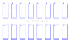 King Chevrolet BBC 369-502 Gen IV/V/VI (Size STDX) Connecting Rod Bearing Set