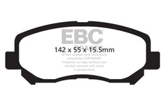 وسادات الفرامل الأمامية EBC 12+ Mazda CX-5 2 Redstuff