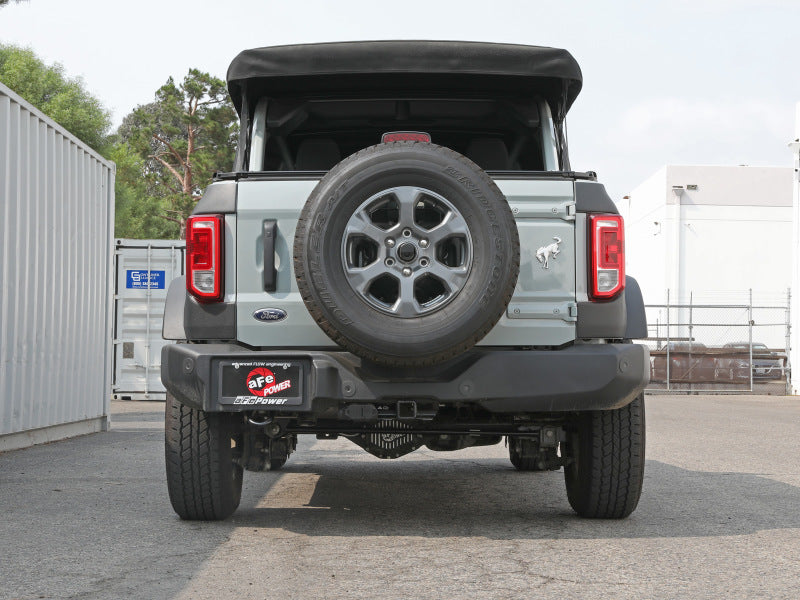 aFe Apollo GT Series 3in 409SS Cat-Back Ford Bronco 2021 L4 2.3L/V6 2.7L - مصقول