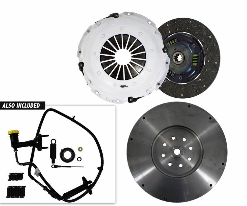 مجموعة القابض العضوية FXT100 Sprung من Clutch Masters 07-16 Dodge Ram 2500/3500 6.7L مع ناقل حركة G56 مع FW