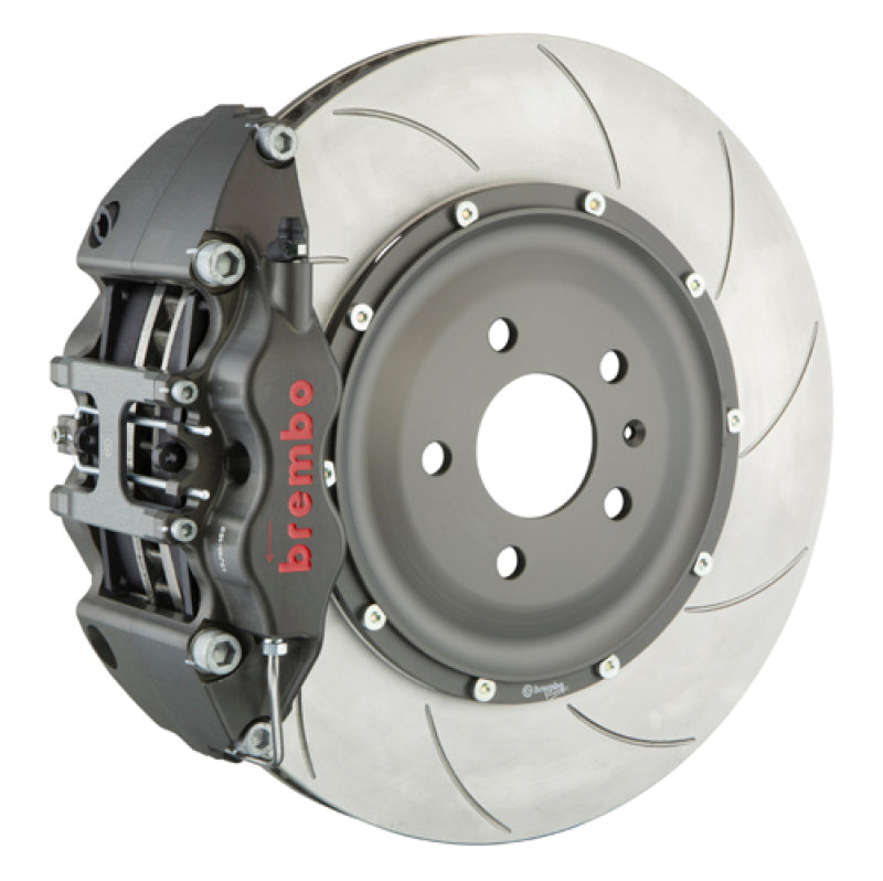 بريمبو 09-15 CTS-V PISTA Front Race BBK 4 Piston Billet 2pc380x34x6 5a 2pc Rotor T5-Clear HA