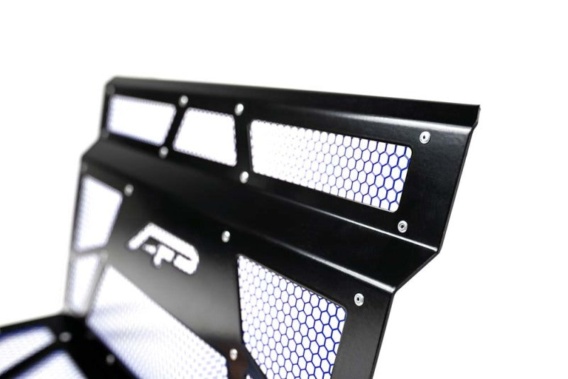 غطاء محرك مفتوح من Agency Power 14-18 Polaris RZR XP 1000 / XP Turbo - أسود لامع / أزرق شبكي