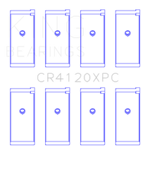 King 1992+ Mitsubishi 4G63/4G64 EVO I-IV (Size 0.5) Connecting Rod Bearing Set