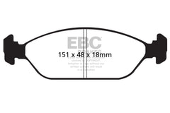 EBC 93-00 Kia Sephia 1.6 (فرامل أمامية مطورة) وسادات فرامل أمامية Greenstuff