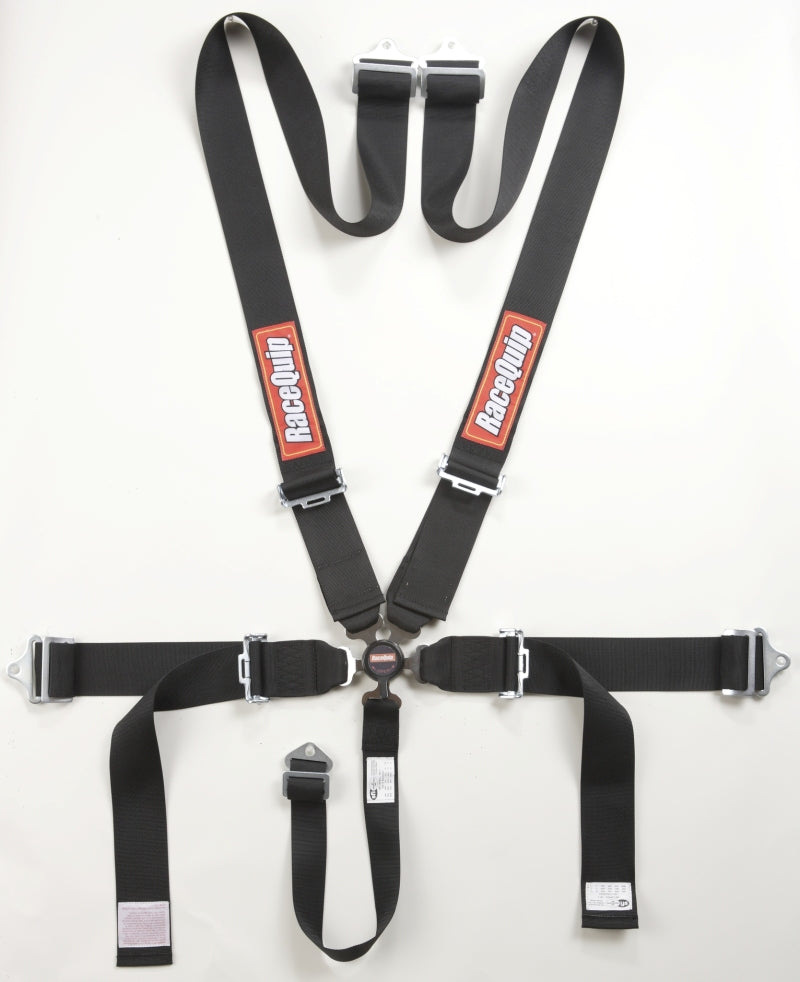 حزام الأمان RaceQuip Black SFI CAMLOCK 5pt PD Lap