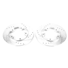 Power Stop 15-19 Ford Transit-150 Rear Evolution Drilled & Slotted Rotors - Pair