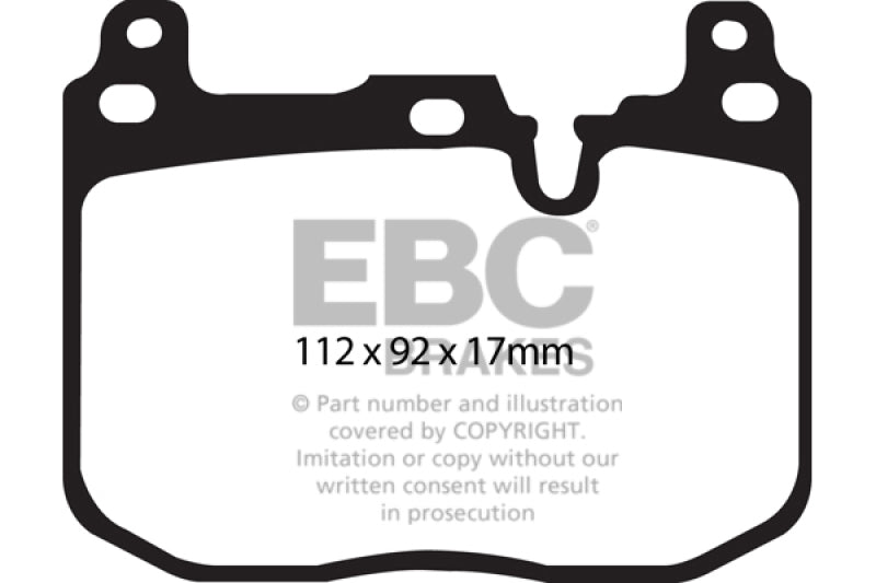 فرامل أمامية من Greenstuff من طراز EBC 14+ من BMW 228 كوبيه 2.0 توربو من Brembo