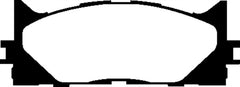 وسادات الفرامل الأمامية Redstuff لسيارة Lexus ES300h 2.5 Hybrid EBC 13+