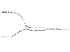 نظام عادم خلفي من نوع aFe Apollo GT Series 3 IN 409 SS مع طرف مصقول لسيارة GM Sierra 1500 09-18