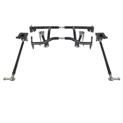 إطار Ridetech 70-81 GM F-Body Bolt-On 4-Link مع قضبان ضبط مزدوجة ومفاصل R وحامل وأدوات أخرى