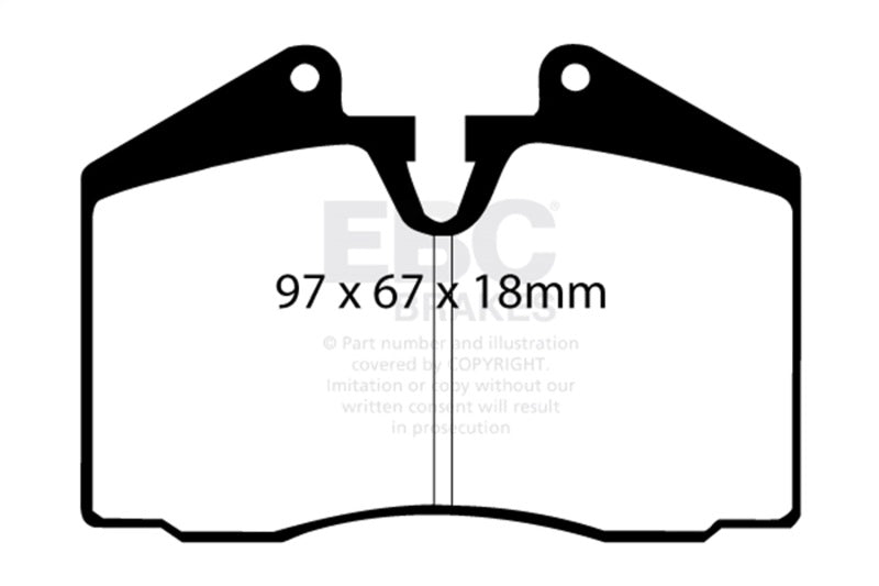 EBC 89-95 Ferrari 348 3.4 Bluestuff Front Brake Pads