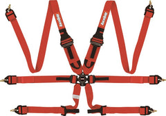 إطار RaceQuip Red FIA CAMLOCK 6pt 2in Pull Down Lap FHR