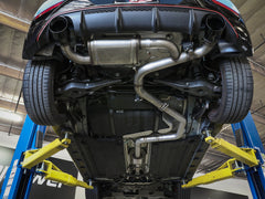 aFe 21-22 Hyundai Veloster N L4-2.0L Takeda 3in 304 SS نظام عادم خلفي للمحور مع طرف أسود