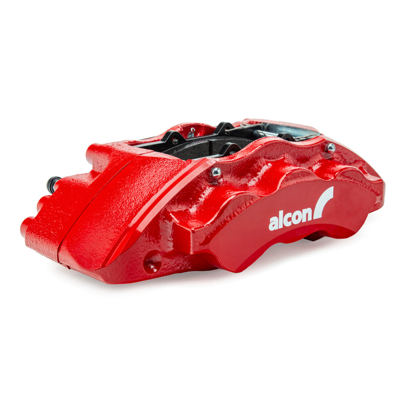 طقم فرامل FRT أحمر مقاس 355x33 مم 6 مكابس لسيارات Alcon 19+ Silverado/Sierra 20+ Suburban/Tahoe/Yukon/Esc