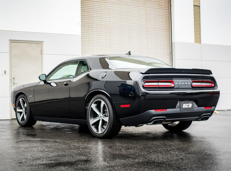 عادم Borla 16-17 Dodge Challenger R/T 5.7L MT/AT ATAK Catback (مع صمامات MDS فقط)
