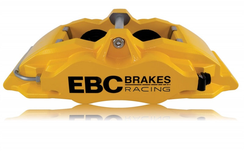 EBC Racing 05-11 Ford Focus ST (Mk2) الفرجار الأمامي الأيسر Apollo-4 الأصفر