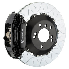 بريمبو 02-05 السلسلة 7 (حتى 3/5 Prod) Rr GT BBK 4Pist Cast 2pc 345x28 2pc Rotor Slot Type3-Black