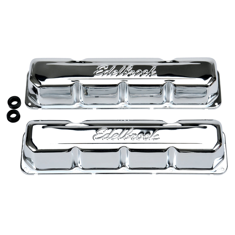 غطاء صمام Edelbrock Signature Series AMC/Jeep 1967-1991 290-401 CI V8 Chrome