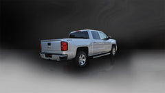كورسا 14 GMC Sierra/Chevy Silver 1500 مقصورة عادية/صندوق قياسي 5.3 لتر V8 أسود رياضي أحادي الجانب عادم CB
