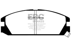 وسادات الفرامل الأمامية Greenstuff لسيارة Acura Integra 1.6 EBC 86-89