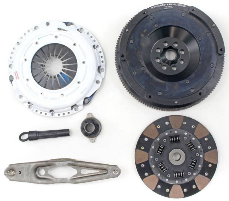 مجموعة القابض Clutch Masters 14-19 Mini Cooper S 1.5L Turbo FX250 مع دولاب الموازنة المصنوع من الألومنيوم