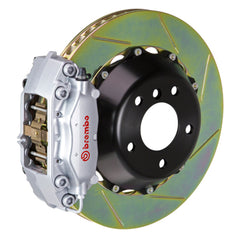 بريمبو 02-05 السلسلة 7 (Thro. 3/5 Prod) Rr GT BBK 4Pist Cast 2pc 345x28 2pc Rotor Slot Type1-Silver