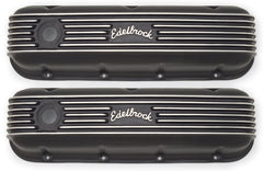 غطاء صمام Edelbrock Classic Series Chevrolet 1965 وما بعده 396-502 V8 أسود
